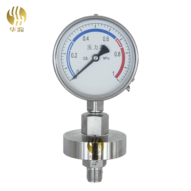 不鏽鋼膜片(pian)壓力表